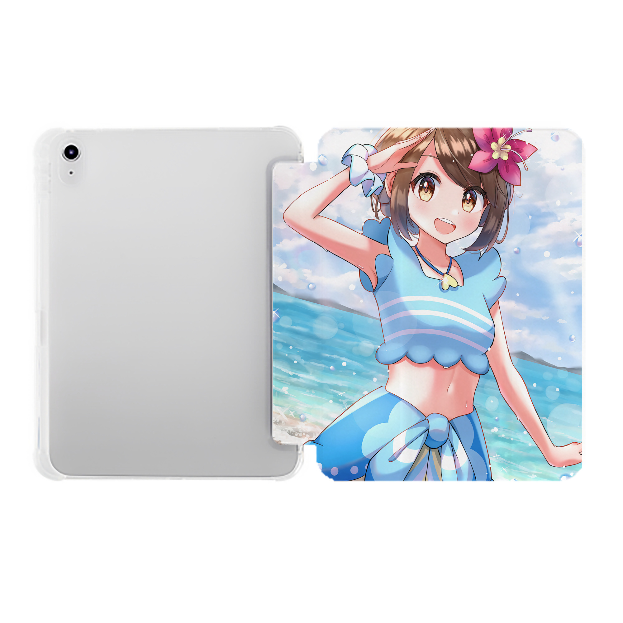 （画像用） ポケットモンスター Pokémon IPad ケース ペン収納付き 三つ折りスタンド PUレザー×シリコン 対応機種9.5/10.5/10.9インチ